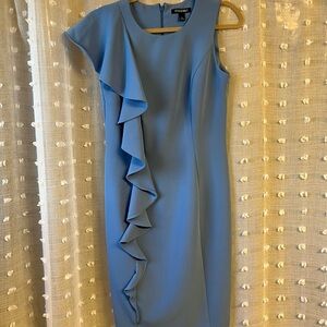 Roz & Ali Asymmetrical Blue Dress